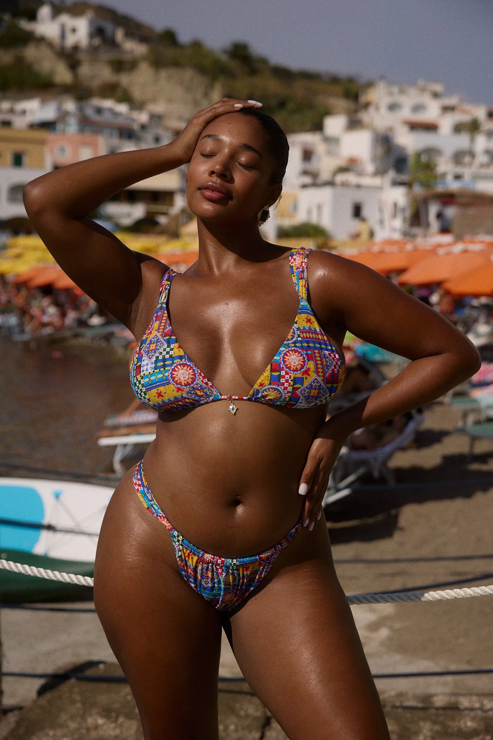 Cyprus Bikini Top in Taormina sold by Bydee product image thumbnail 5