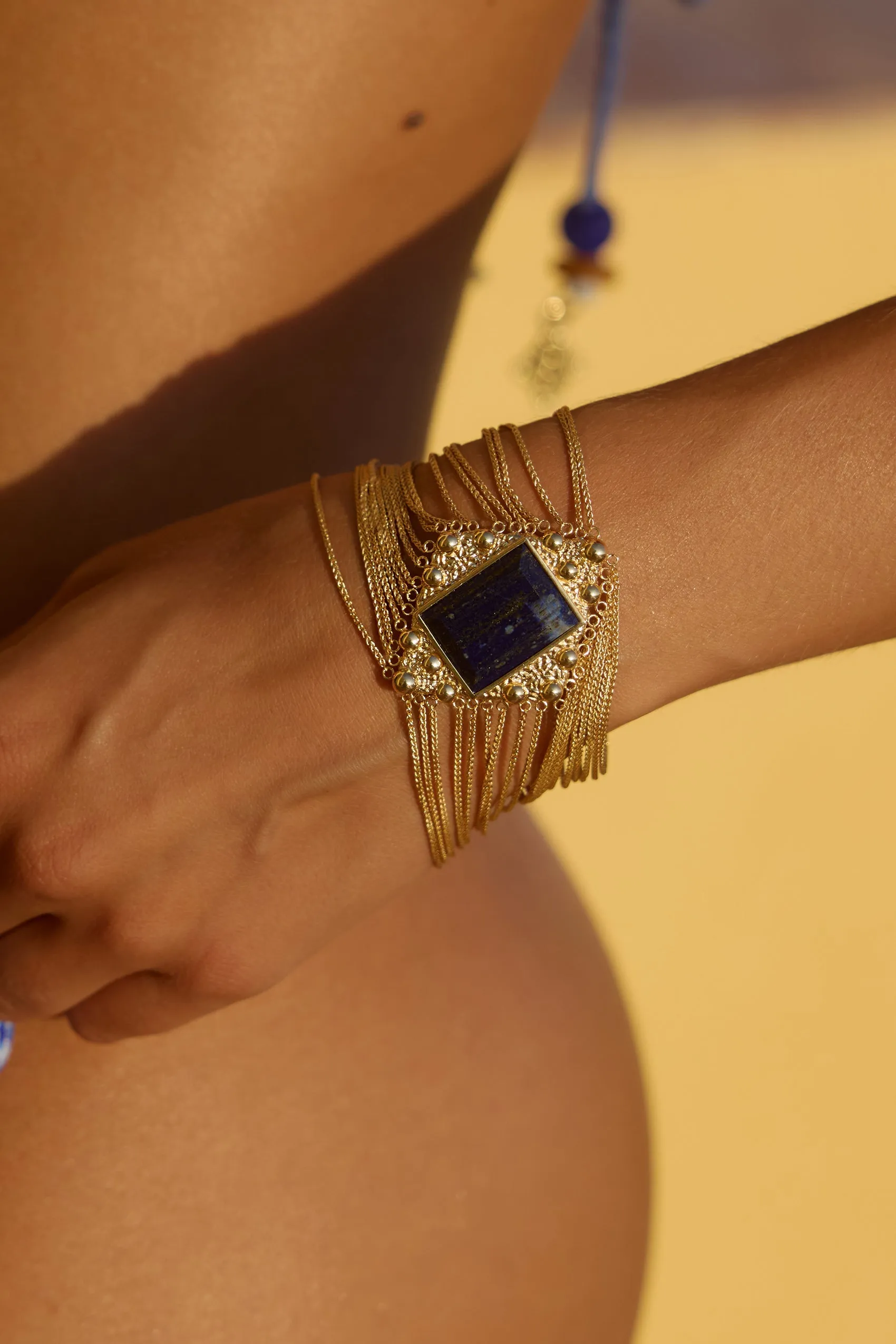Taormina Bracelet in Lapis Lazuli sold by Bydee product image thumbnail 3