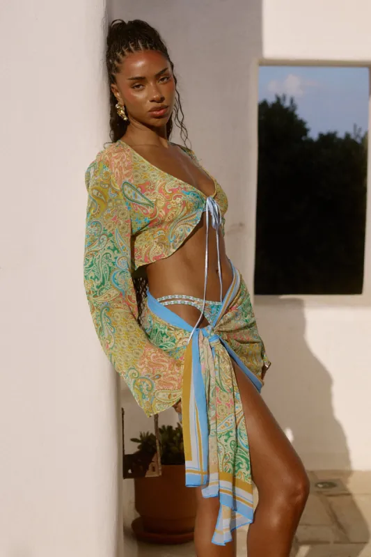 Georgette Sarong in Zephyrus sold by Bydee