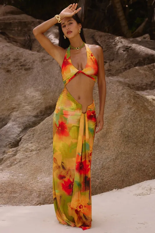 Amani Jersey Maxi Dress in Solara sold by Bydee