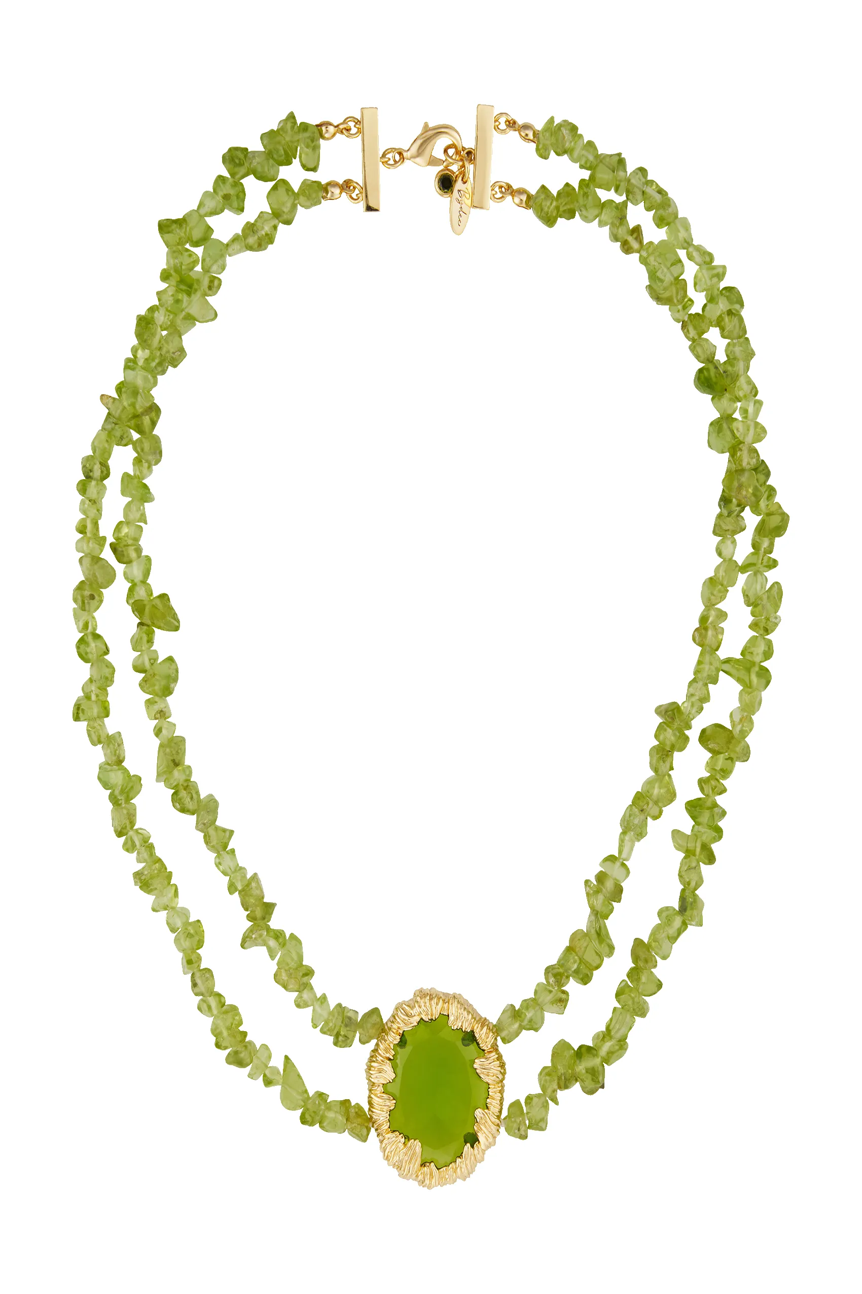 Azania Necklace in Peridot sold by Bydee product image thumbnail 2