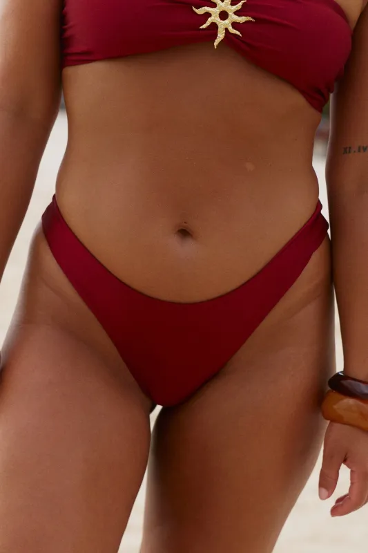 Buzios Bikini Bottom in Ambar made by Bydee