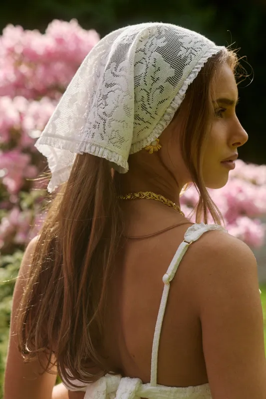 Head Scarf in Lumiere made by Bydee