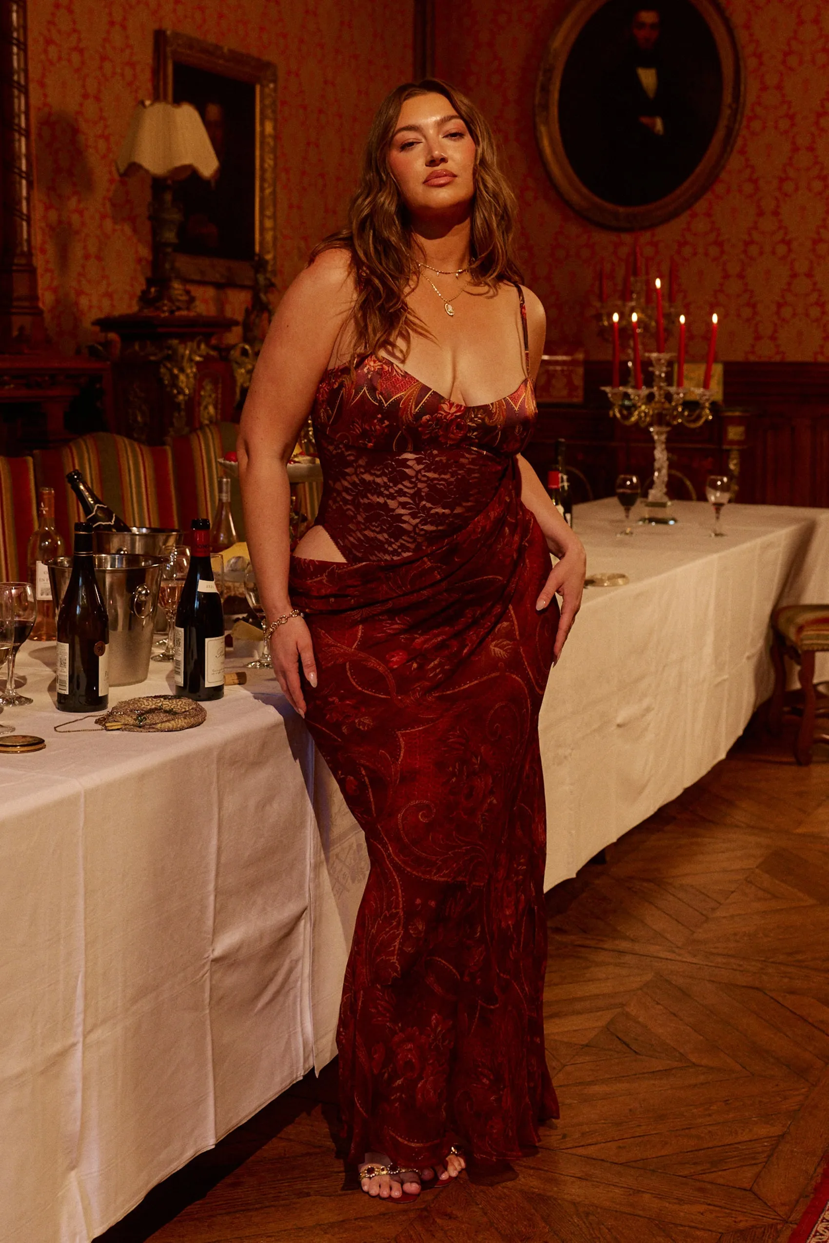 Velora Maxi Dress in Rosetta sold by Bydee product image thumbnail 5