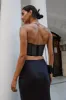 Naomi Corset in Onyx sold by Bydee