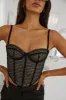 Naomi Corset in Onyx sold by Bydee