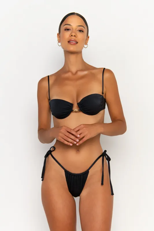 HARPER Nero - Balconette Bikini Top sold by Sommer Swim