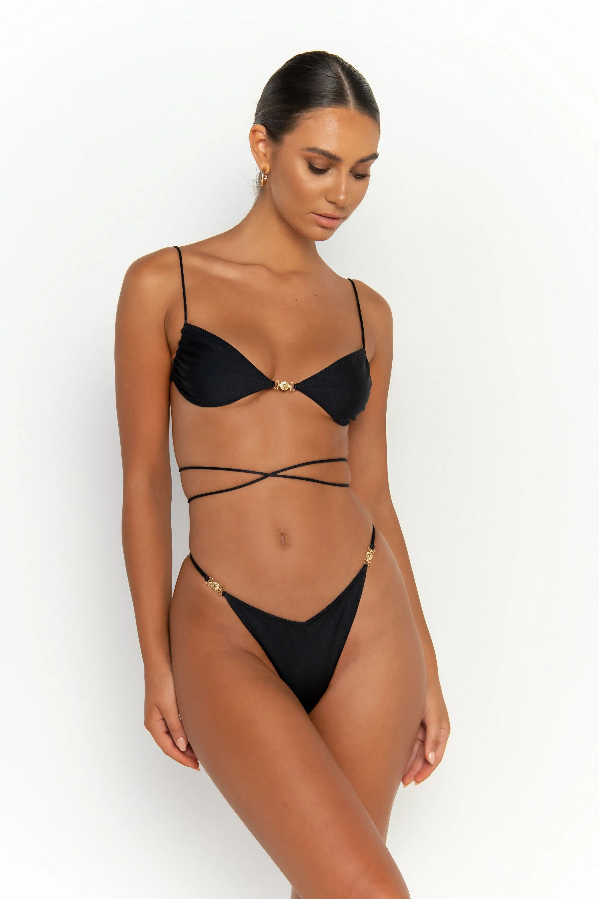 ELLA Nero - Bralette Bikini Top sold by Sommer Swim