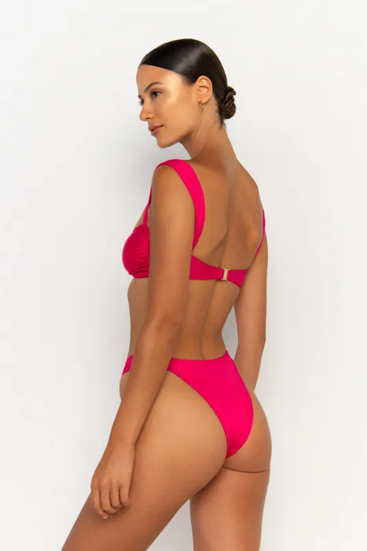 ZITA Magenta - Cheeky Bikini Bottoms sold by Sommer Swim