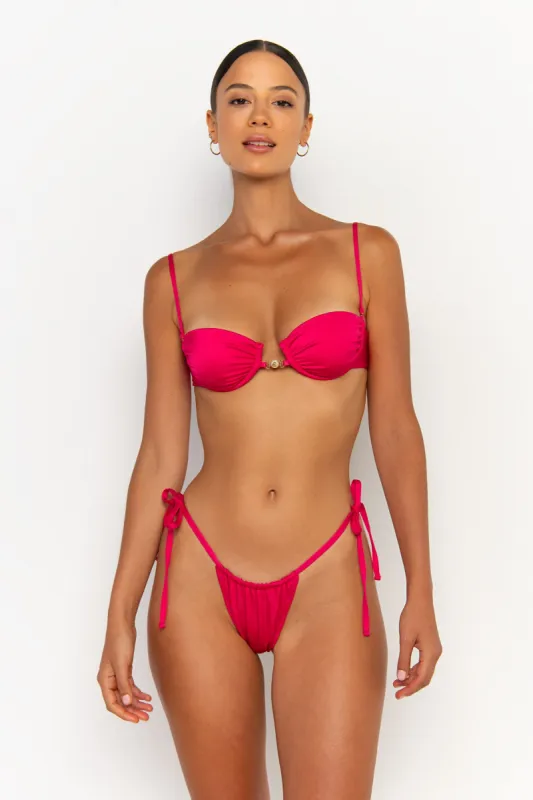 HARPER Magenta - Balconette Bikini Top sold by Sommer Swim
