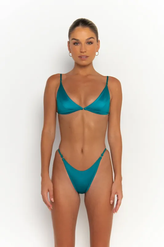 UMA BLUE FONDALE - Bralette Bikini Top sold by Sommer Swim