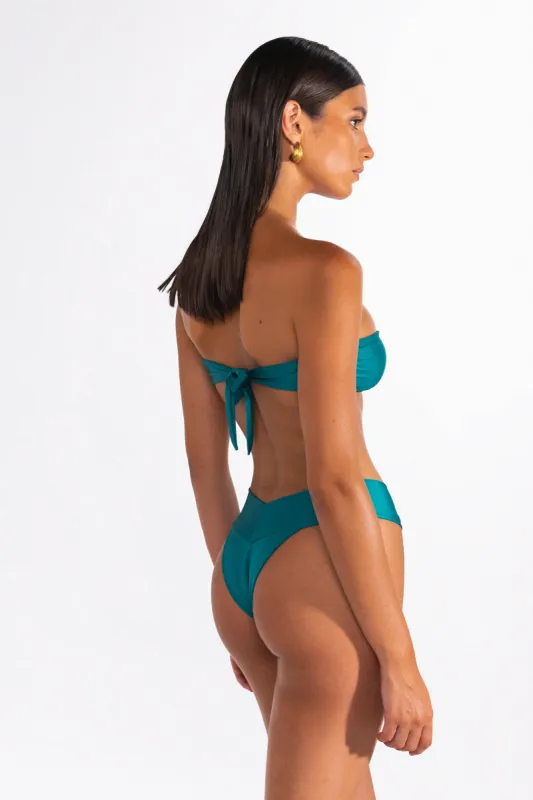GINA Blue Fondale - Cheeky Bikini Bottoms sold by Sommer Swim