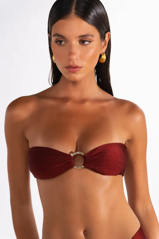 CECE Ribera - Bandeau Bikini Top sold by Sommer Swim