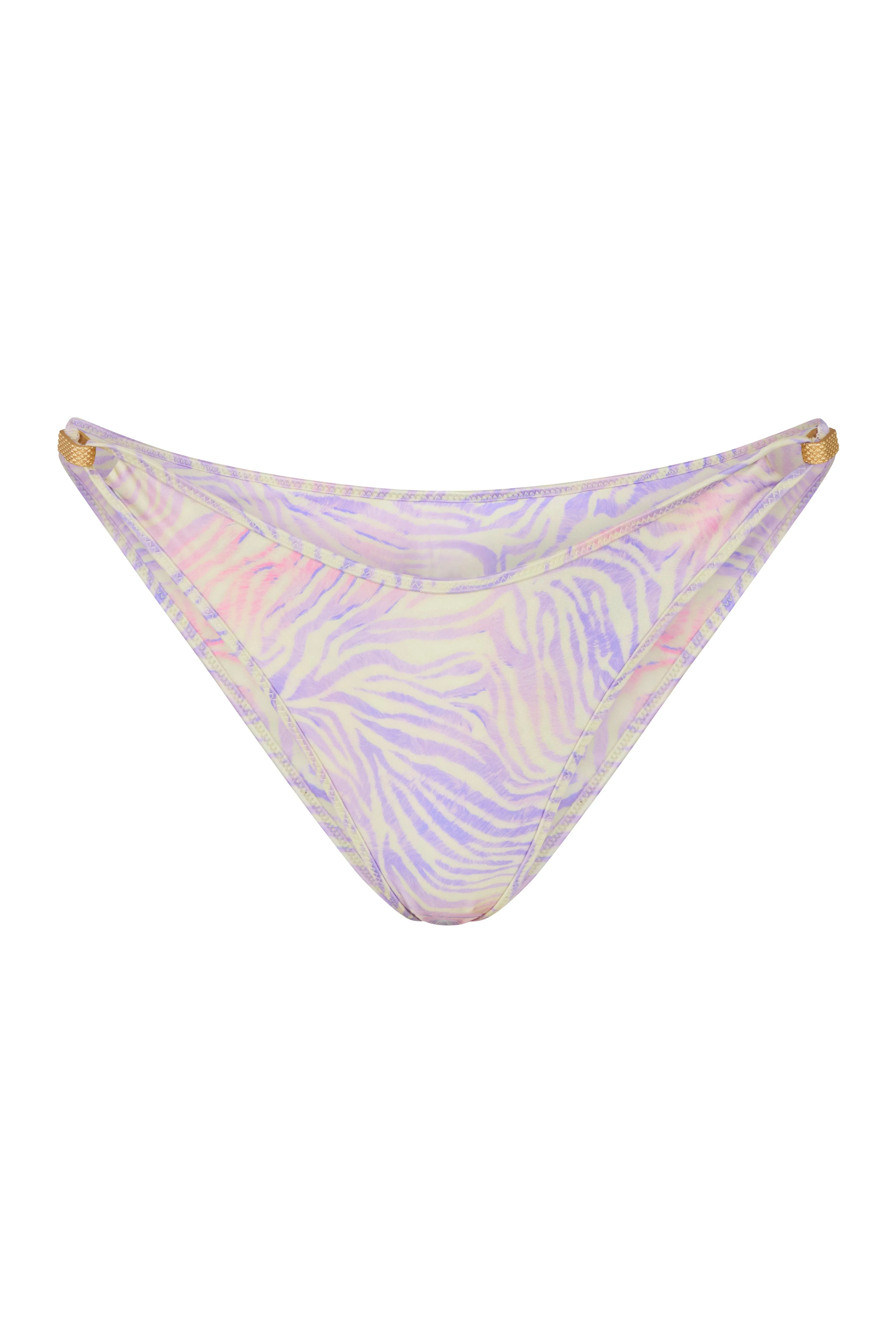 TIAGO Zebra Haze - Cheeky Bikini Bottoms sold by Sommer Swim