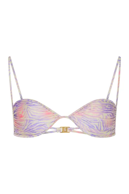 ANA Zebra Haze - Bralette Bikini Top sold by Sommer Swim