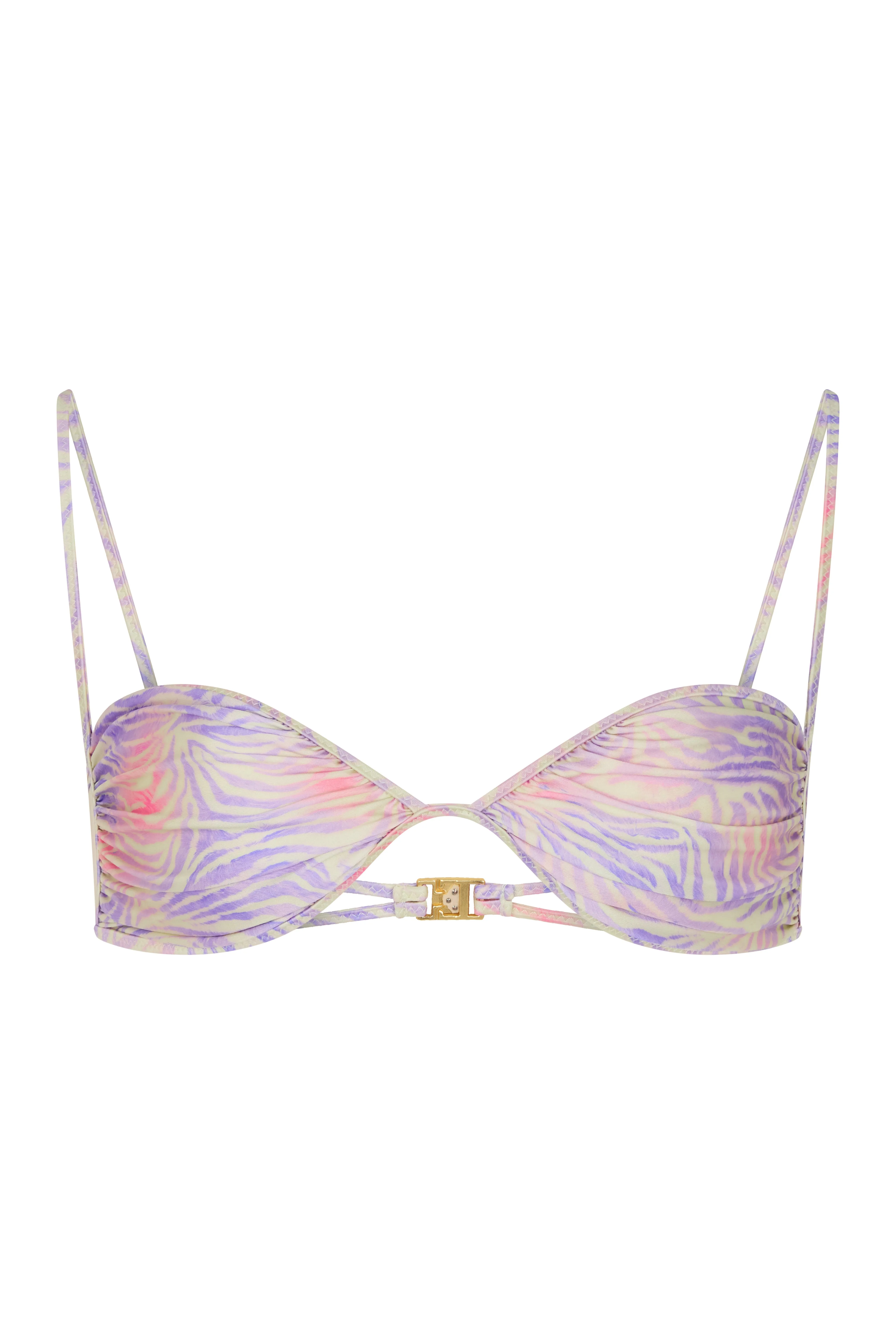 ANA Zebra Haze - Bralette Bikini Top sold by Sommer Swim