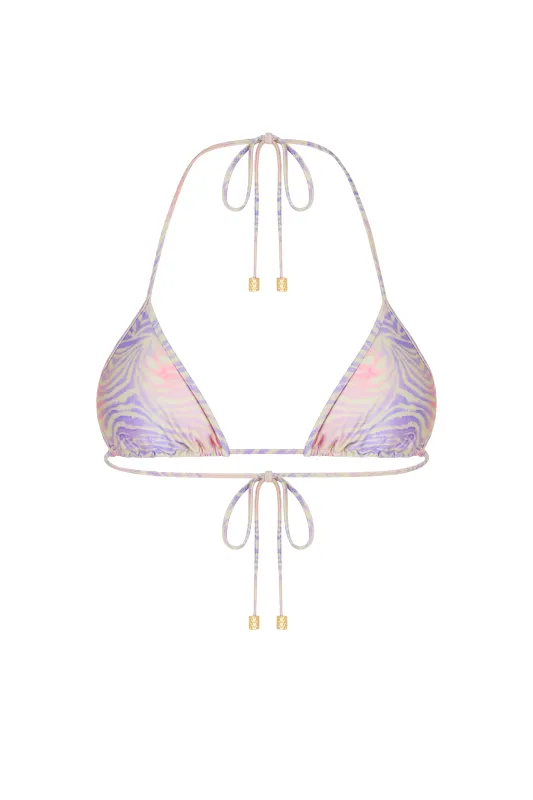 LOTTA Zebra Haze - Triangle Bikini Top sold by Sommer Swim