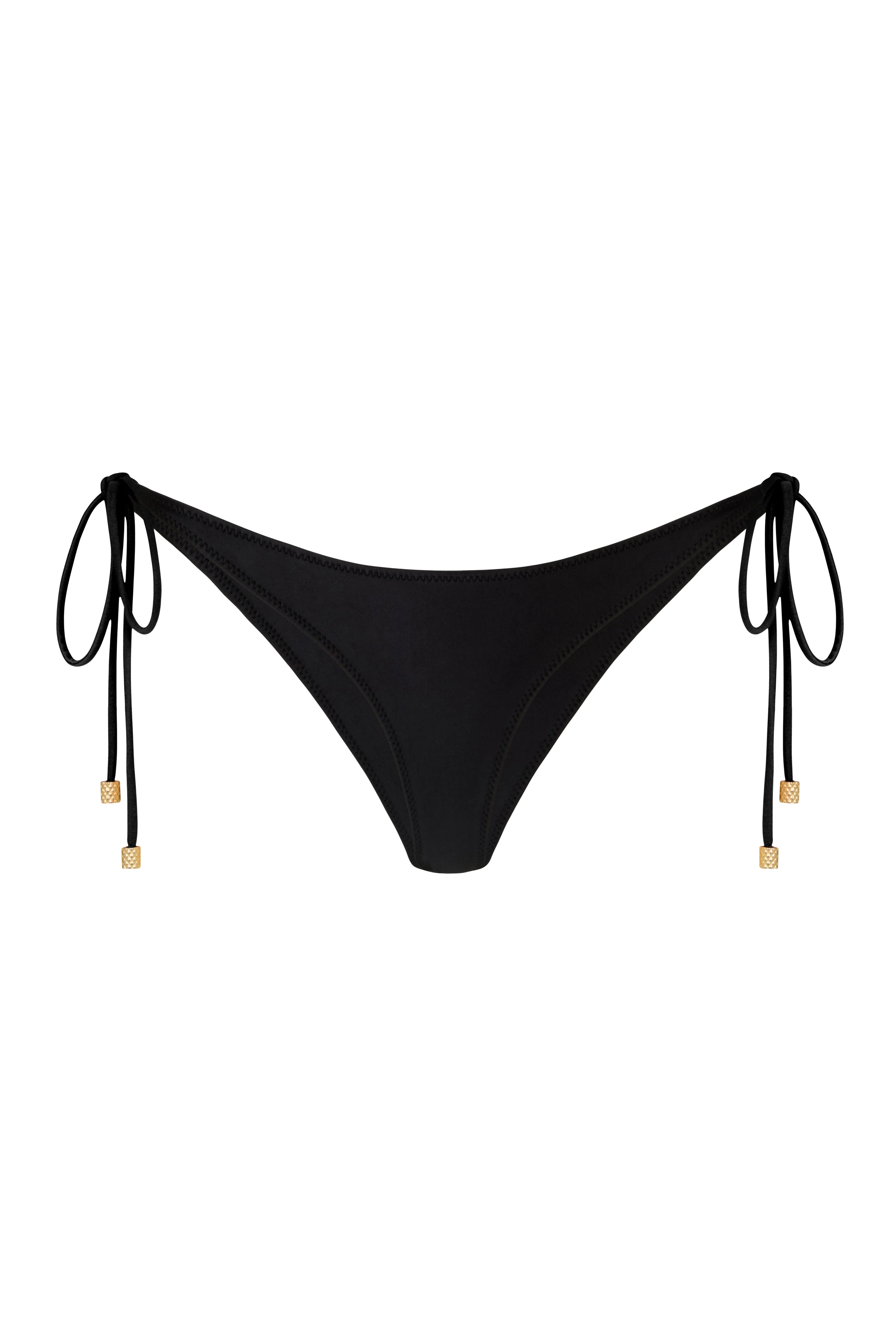 EBONI Nero Gloss - Tie Side Bikini Bottoms sold by Sommer Swim