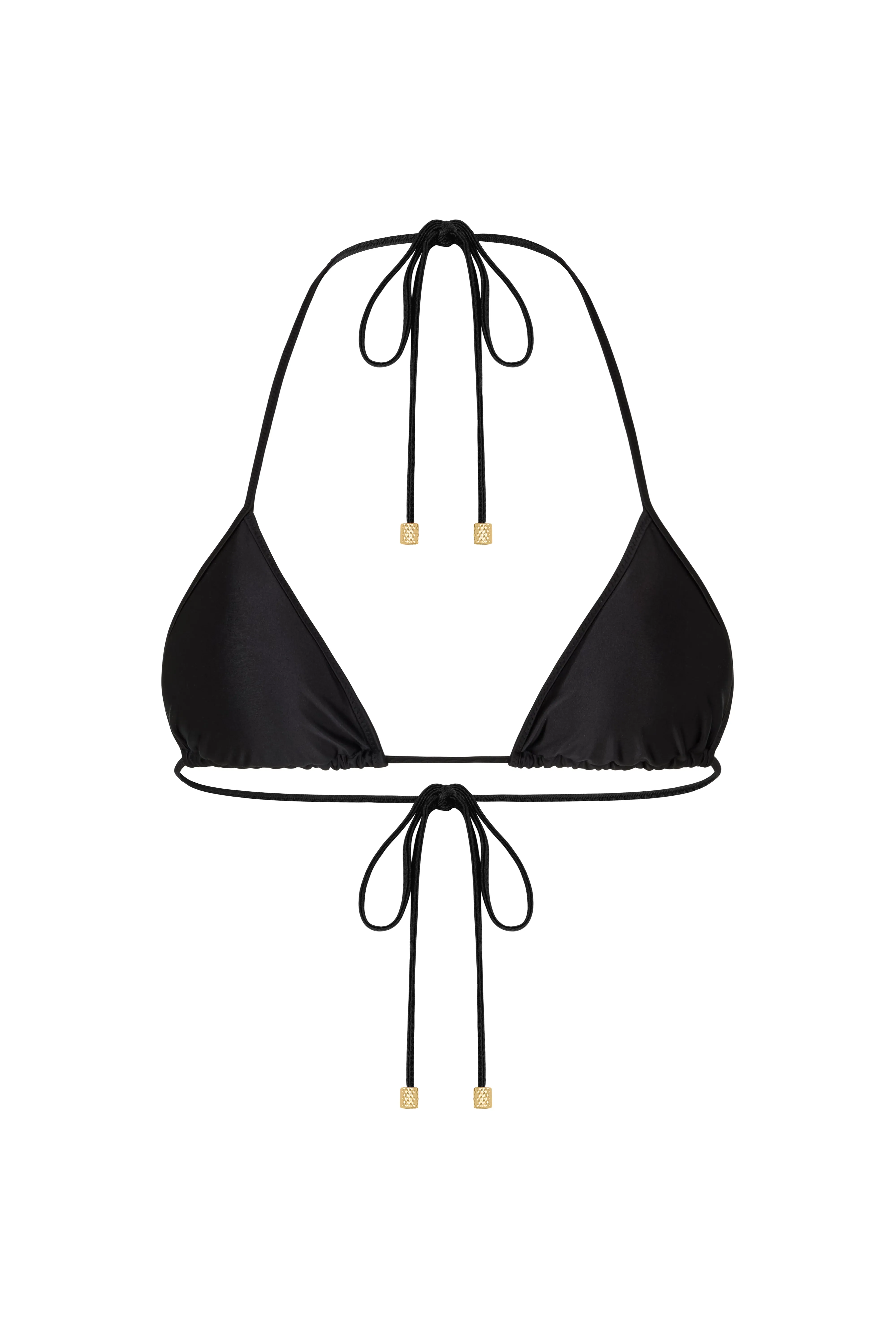 LOTTA Nero Gloss - Triangle Bikini Top sold by Sommer Swim