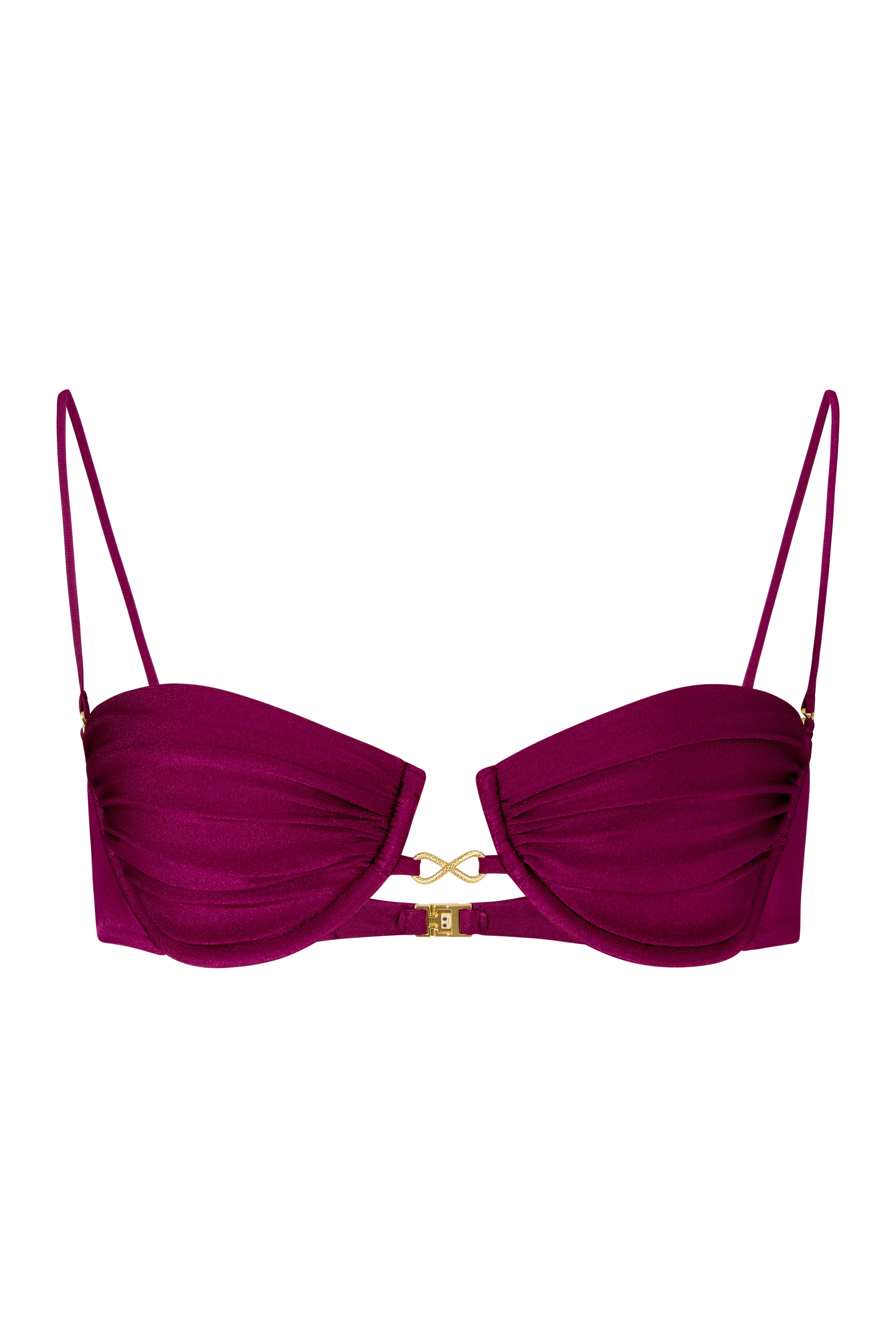 CAMELIA Plum Caspia - Balconette Bikini Top sold by Sommer Swim product image thumbnail 5