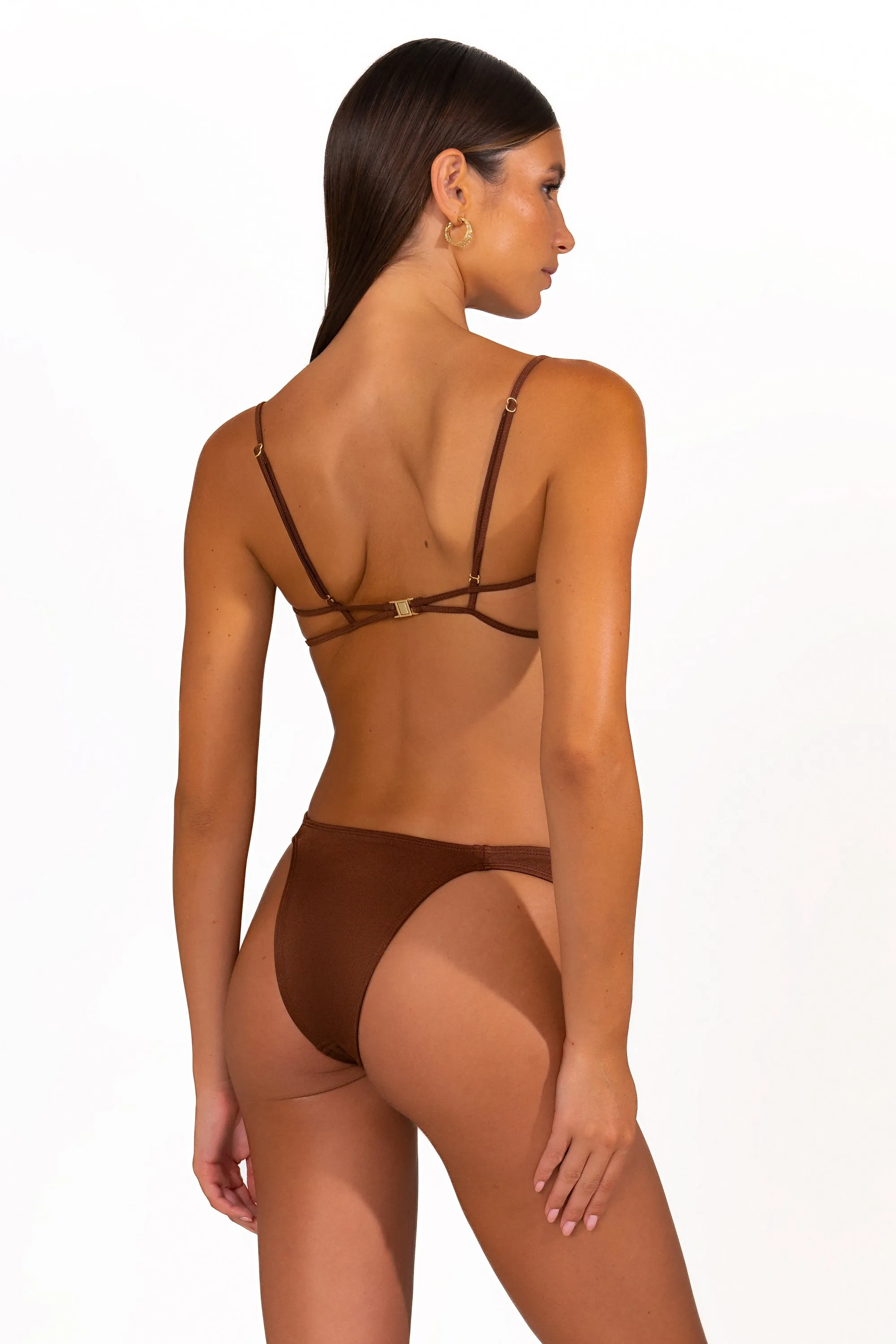 ANA Chocolate Fondant - Bralette Bikini Top sold by Sommer Swim product image thumbnail 3