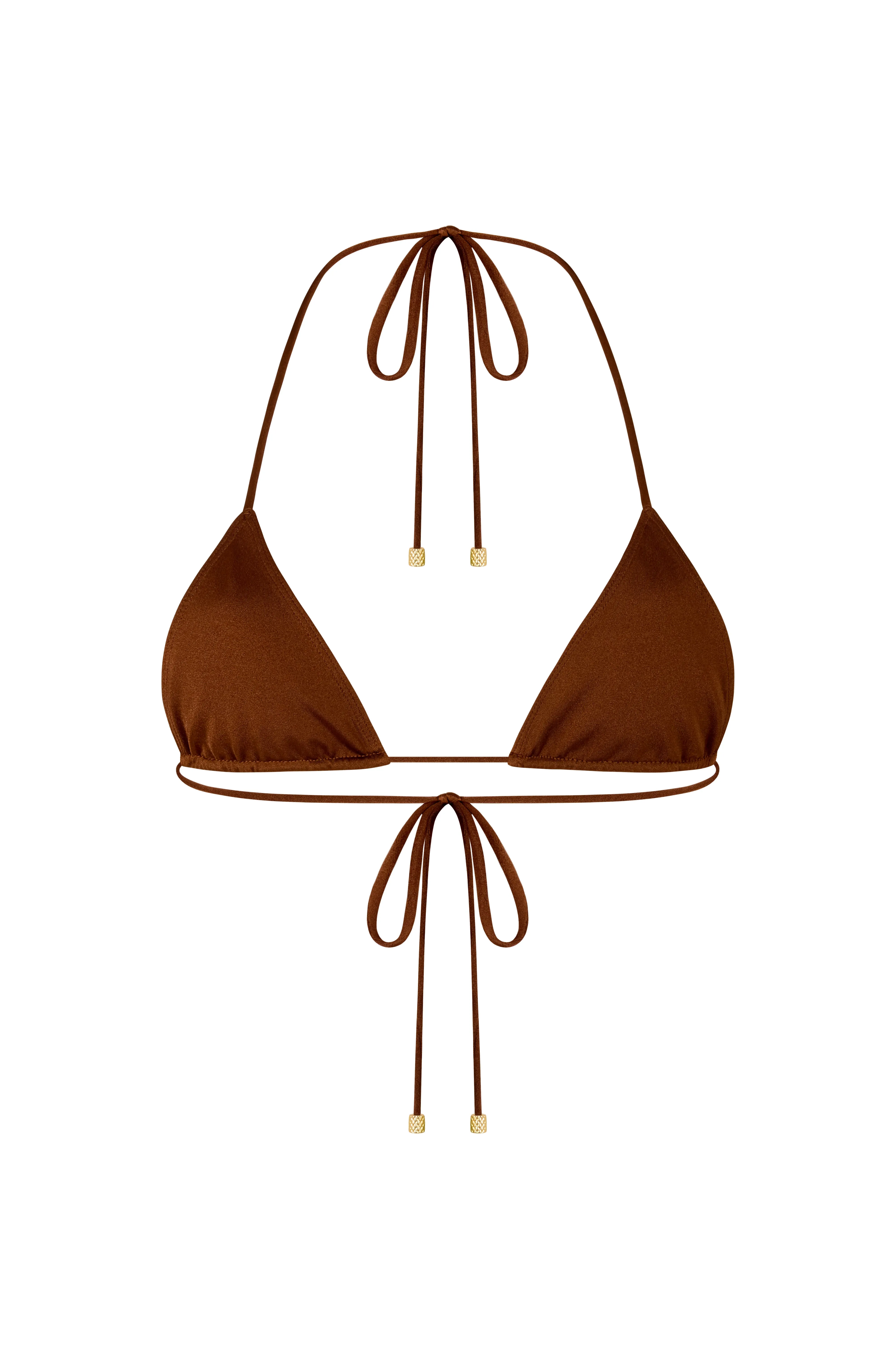STELLA Chocolate Fondant - Mini Triangle Bikini Top sold by Sommer Swim product image thumbnail 5