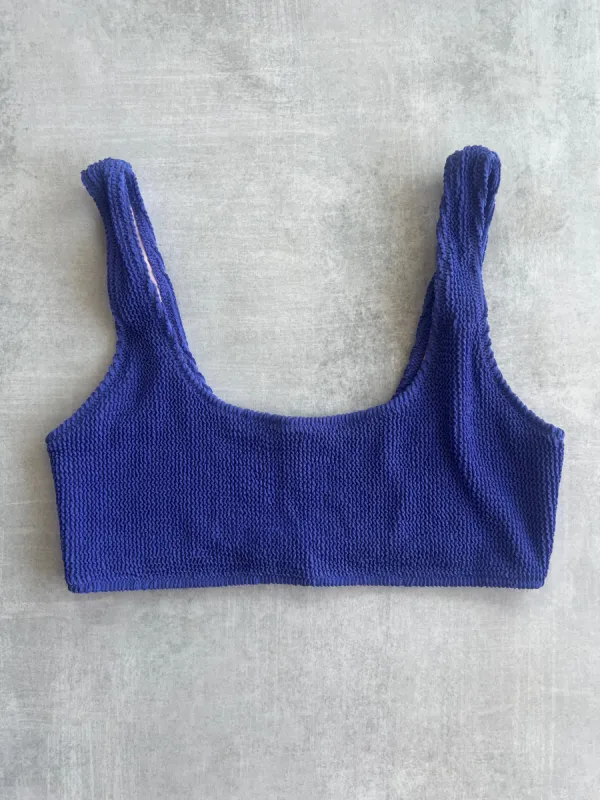 Emma Crinkle Top - Grape sold by KOANA SWIM