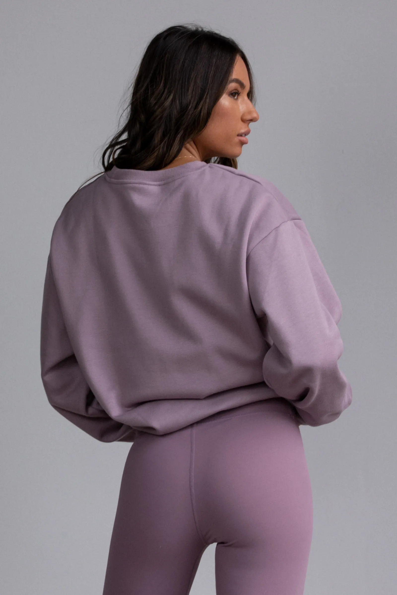 Fleecelux Oversize Sweatshirt - Pearly Purple sold by KOANA SWIM product image thumbnail 4