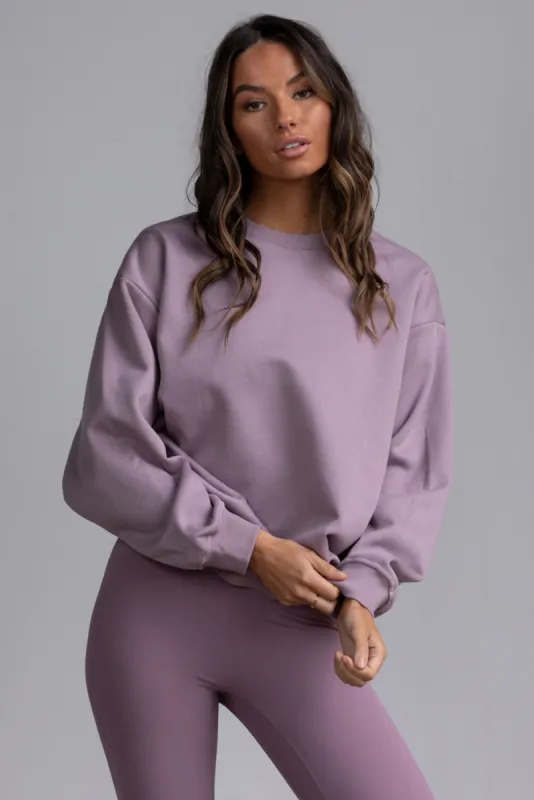 Fleecelux Oversize Sweatshirt - Pearly Purple sold by KOANA SWIM