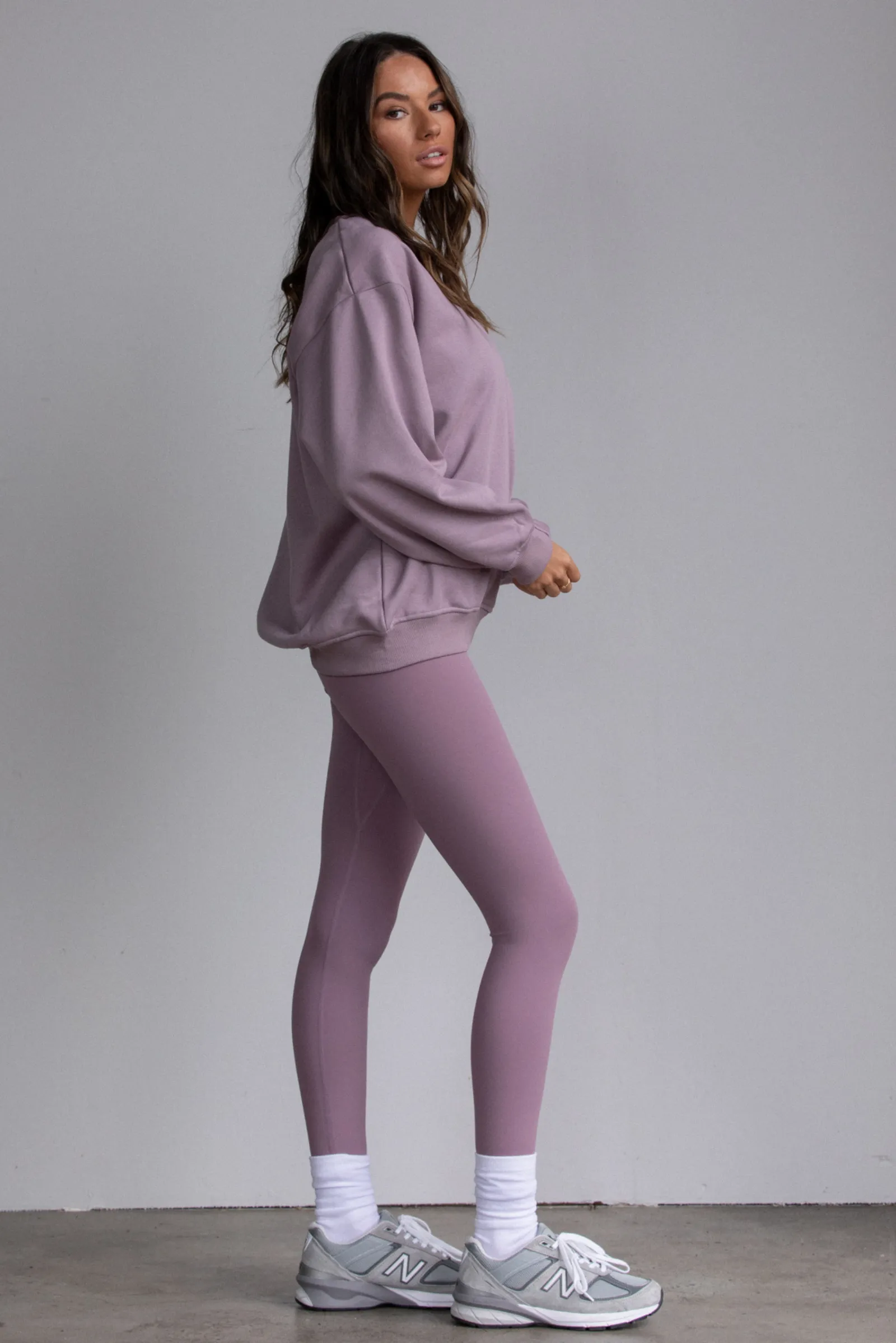 Fleecelux Oversize Sweatshirt - Pearly Purple sold by KOANA SWIM product image thumbnail 2
