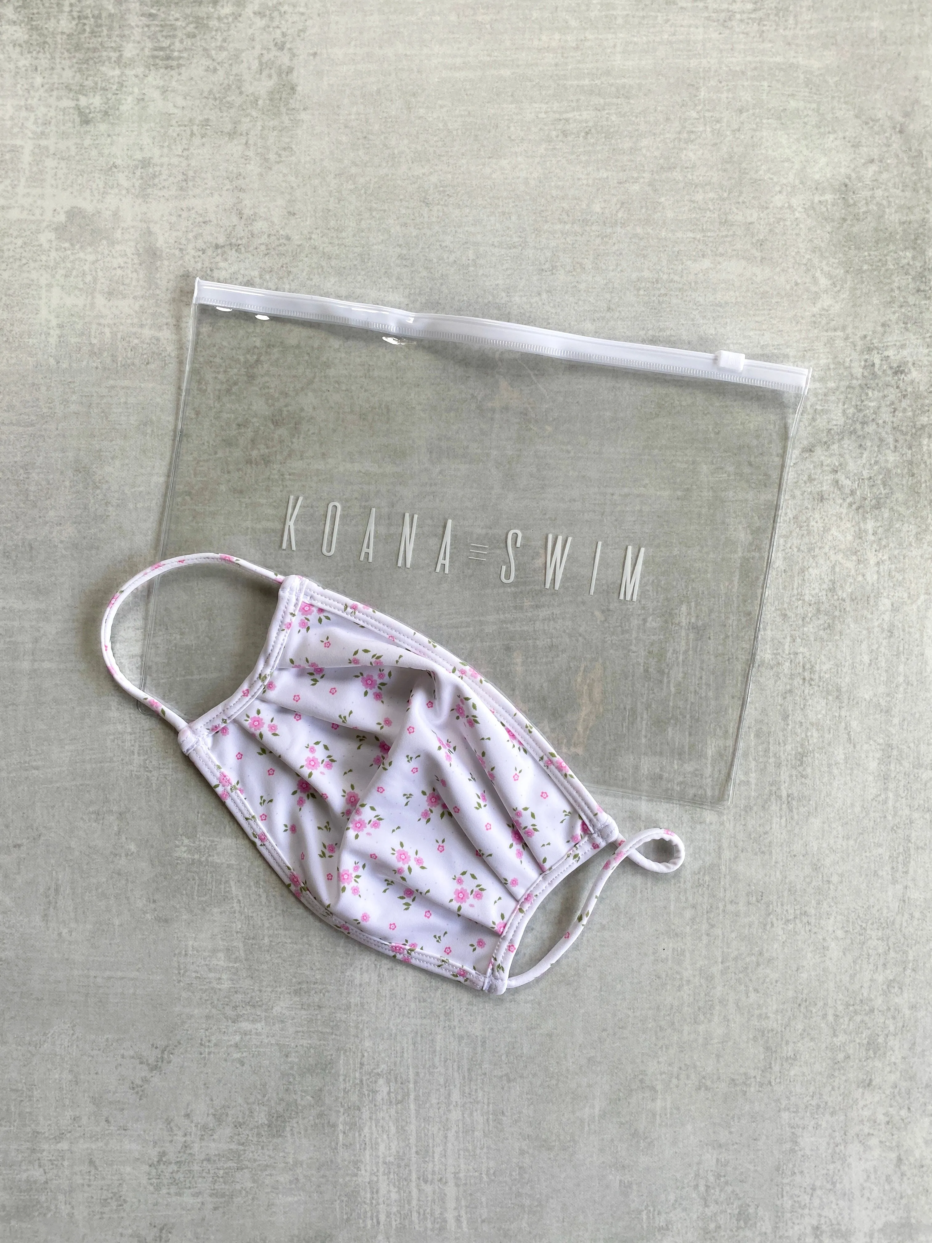KOANA SWIM Face Mask - White Floral sold by KOANA SWIM
