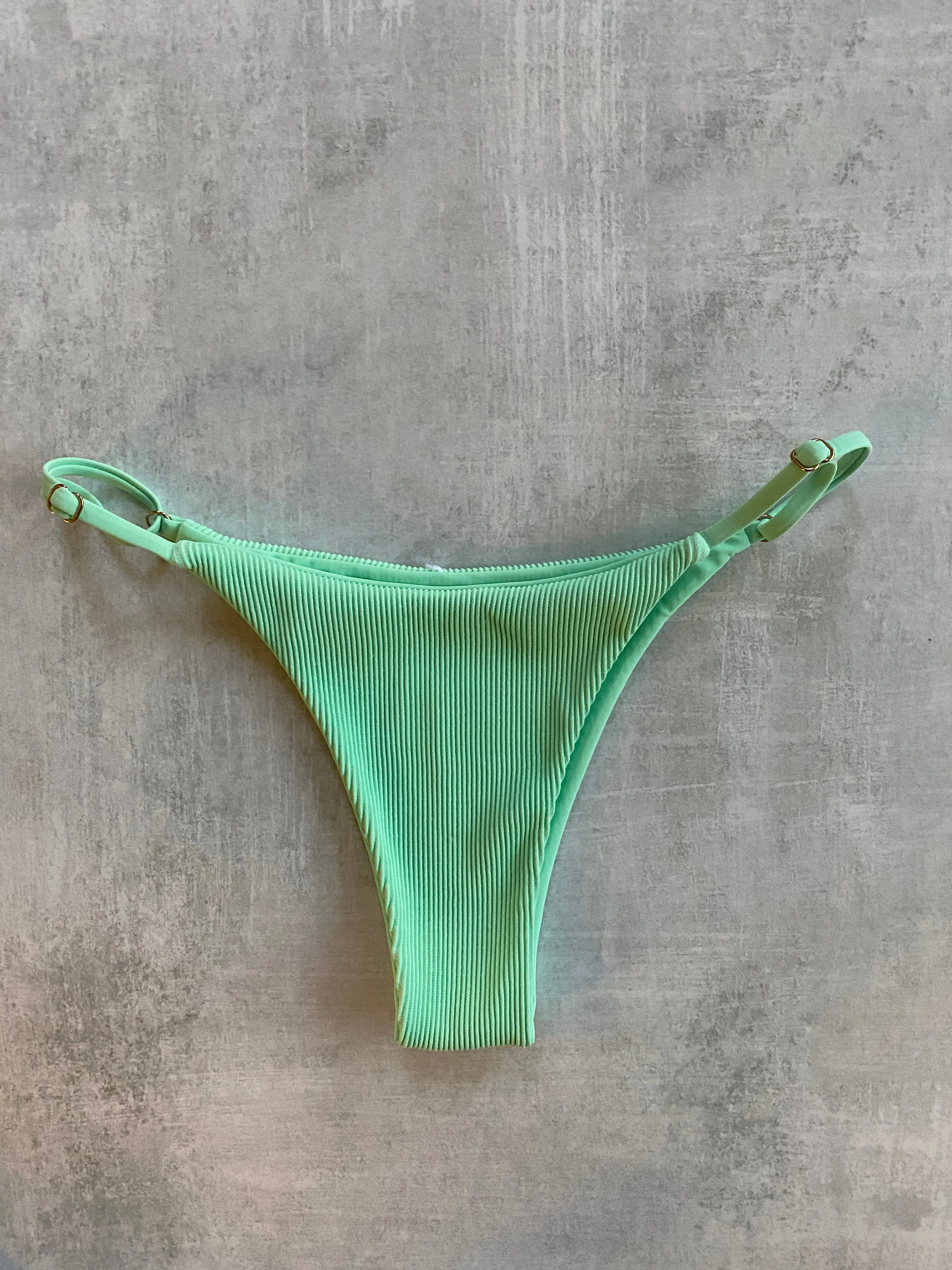Ella Ribbed Adjustable Bottom - Pistachio sold by KOANA SWIM product image thumbnail 3
