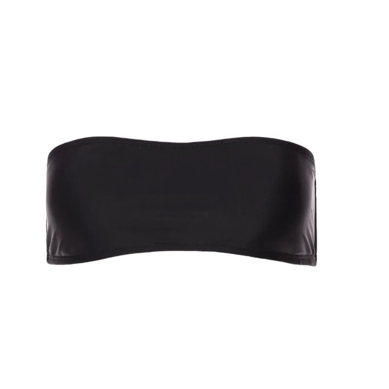 Beck Strapless Top - Black made by KOANA SWIM