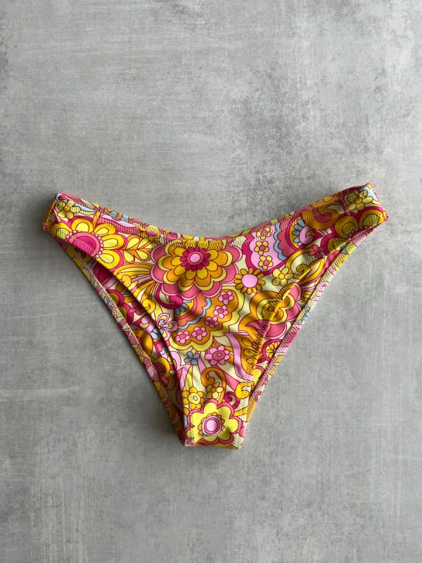 Piper II Moderate Coverage Bottom - Wildflower sold by KOANA SWIM