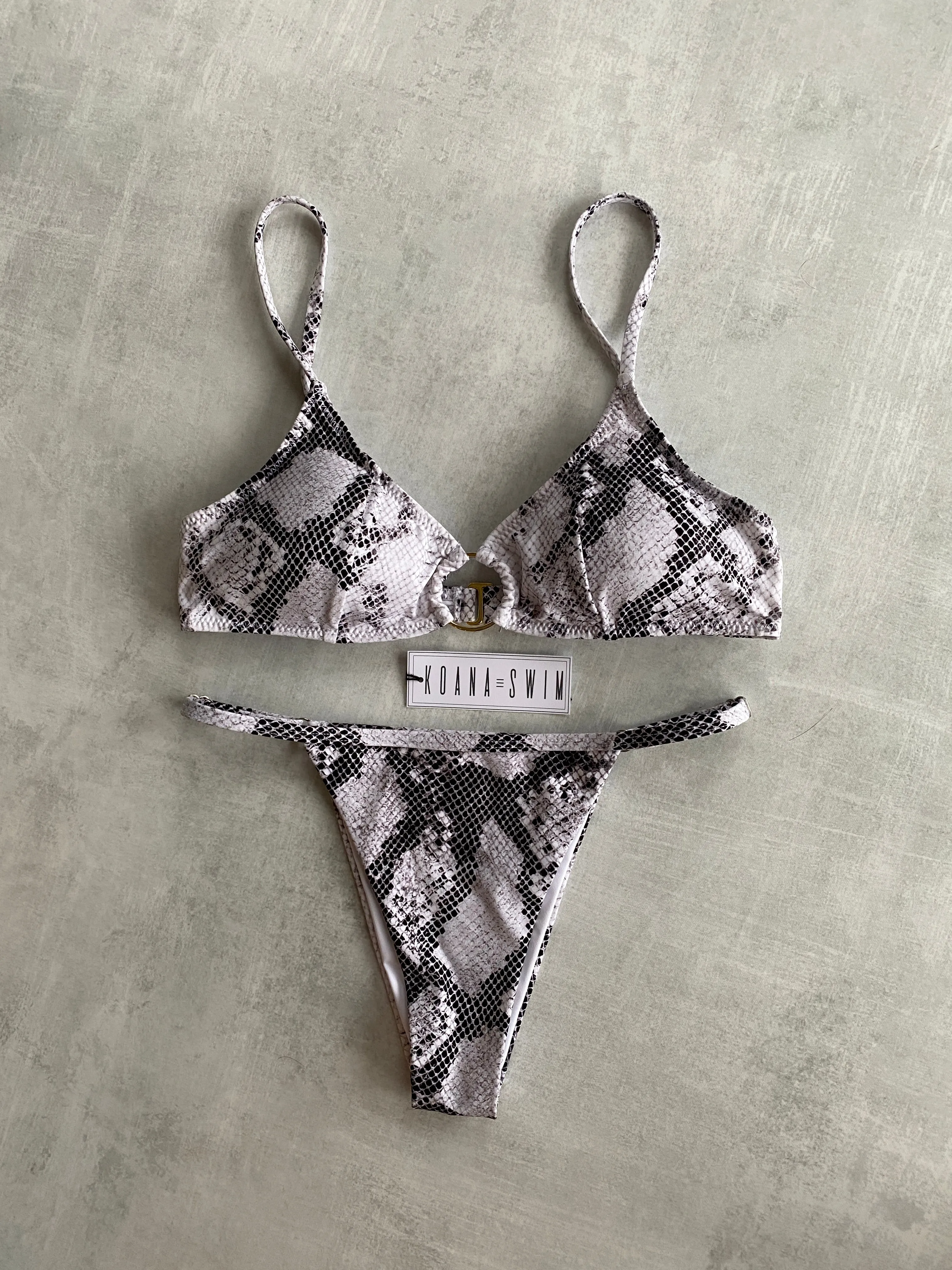 Sofia Top - Dark Python sold by KOANA SWIM product image thumbnail 5