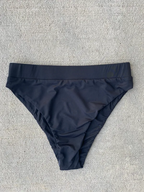 Sadie High Waist Bottom - Black sold by KOANA SWIM