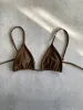 Leia Triangle Top - Chocolate Brown sold by KOANA SWIM