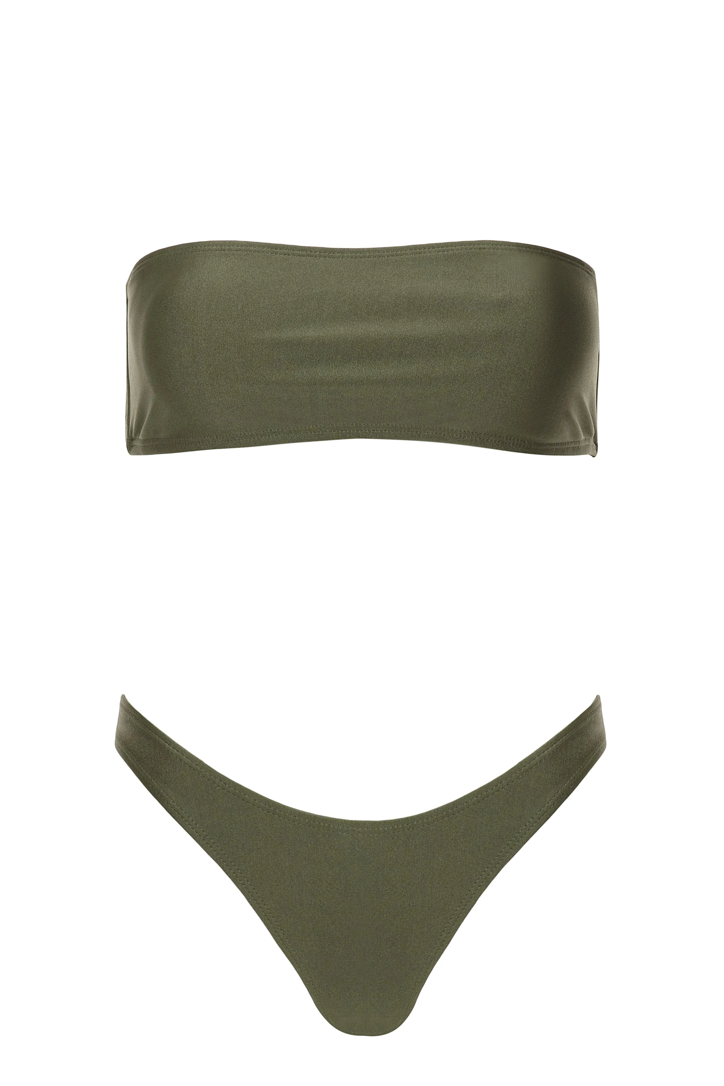 Beck Strapless Set - Khaki sold by KOANA SWIM