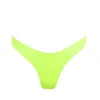 Piper Bottom - Neon Lime Ribbed sold by KOANA SWIM