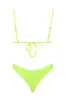 Piper Bottom - Neon Lime Ribbed sold by KOANA SWIM