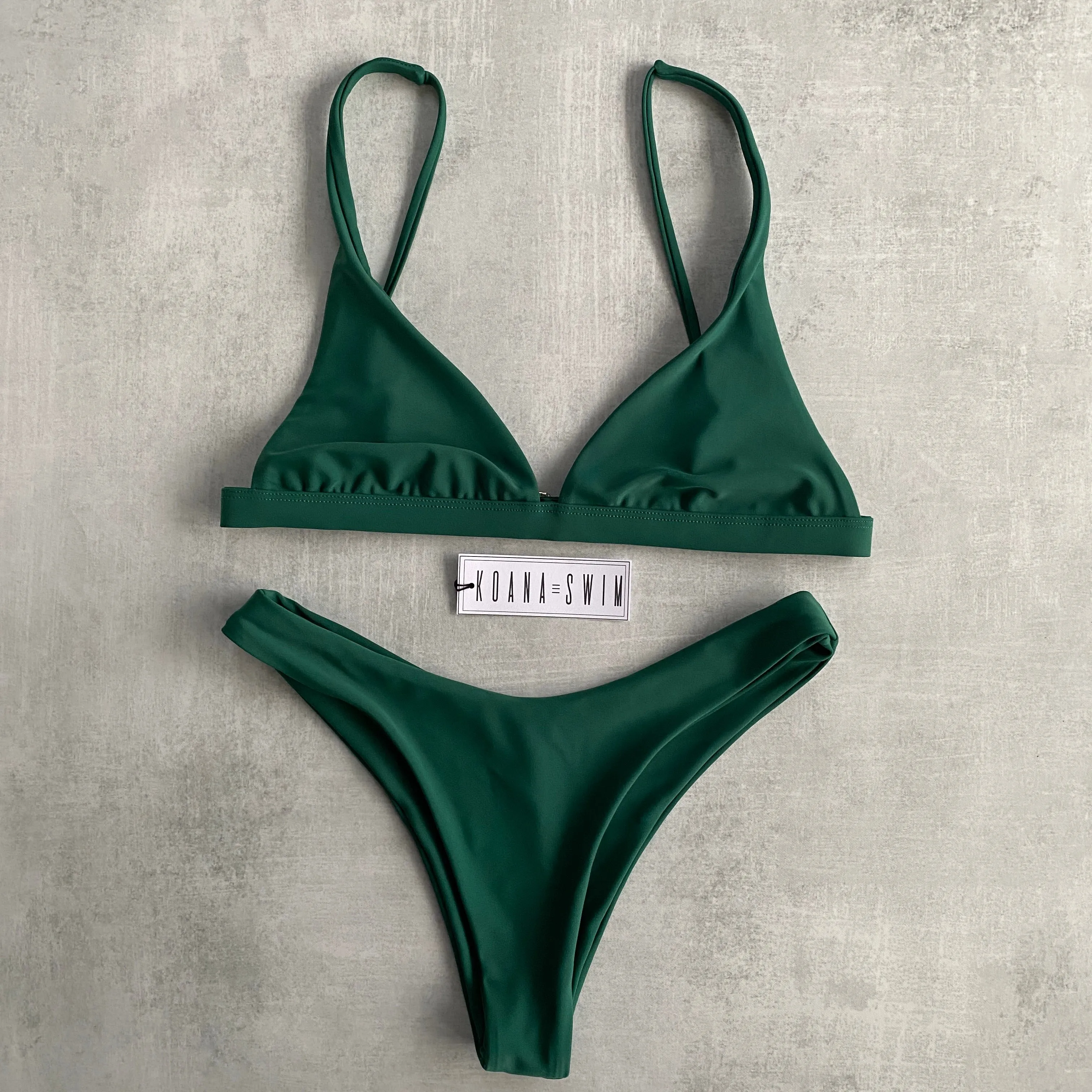 Bella Bottom - Forest Green sold by KOANA SWIM product image thumbnail 5