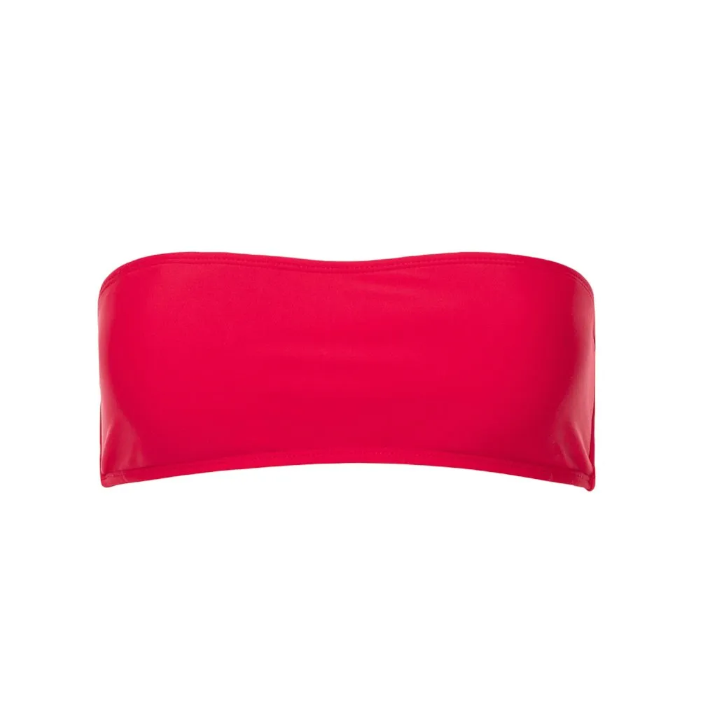 Beck Strapless Top - Red sold by KOANA SWIM