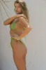 Daria Crinkle Triangle Top - Matcha Green sold by KOANA SWIM