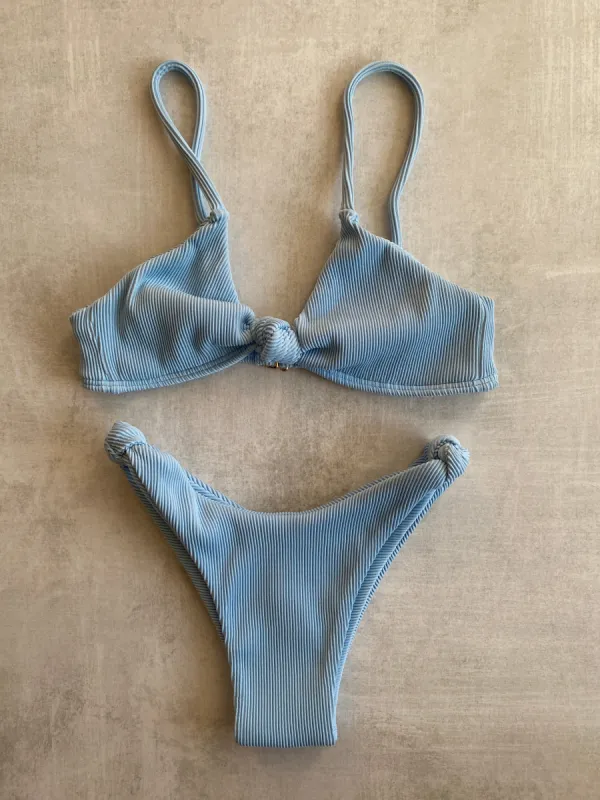Sydney Knot Bottom - Sky sold by KOANA SWIM
