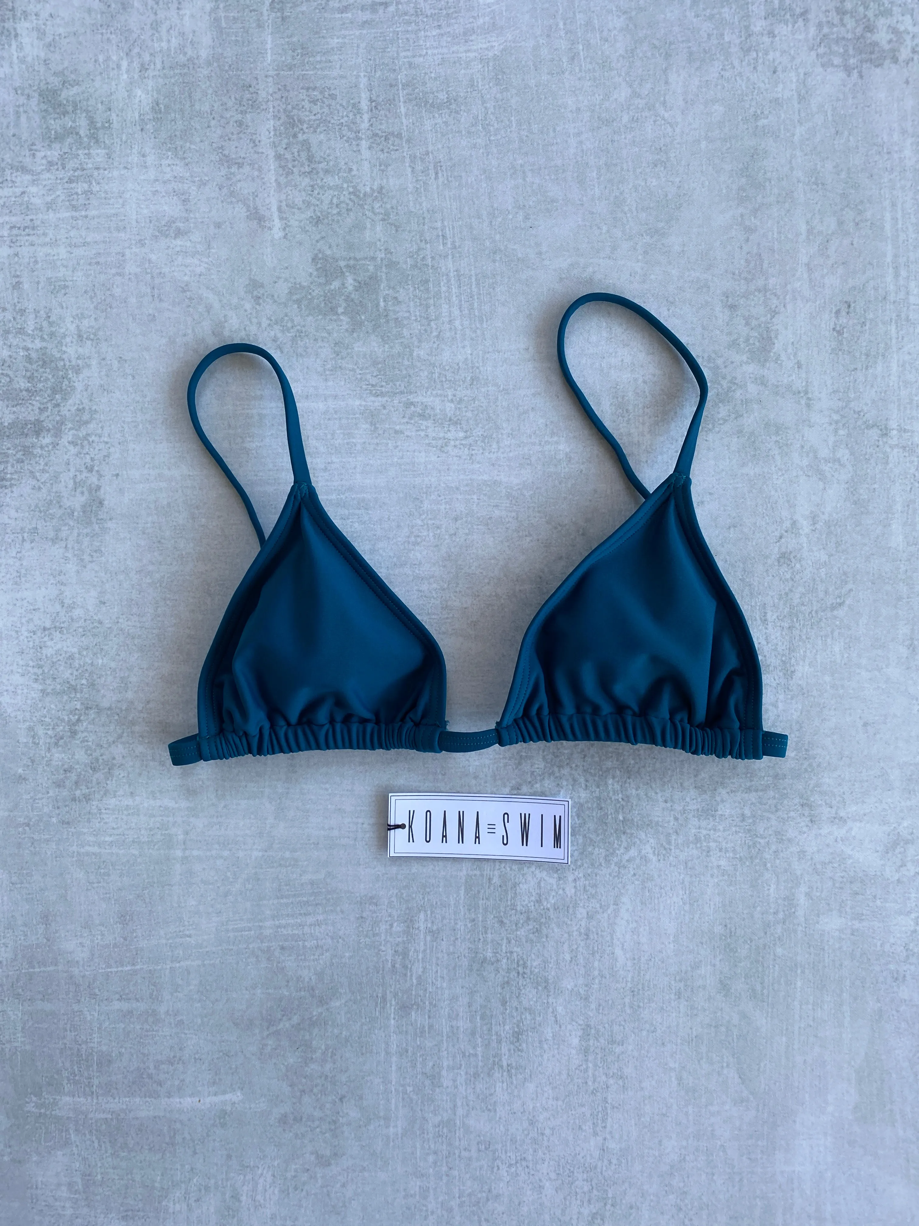 Rylan Shirred Triangle Top - Oceanside sold by KOANA SWIM product image thumbnail 4