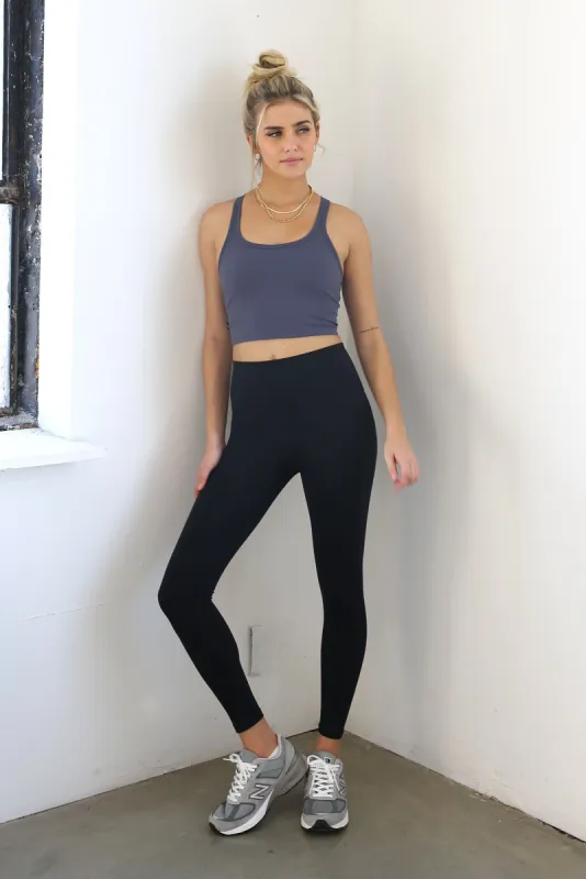 7/8 High-Rise Energize Legging - Black sold by KOANA SWIM