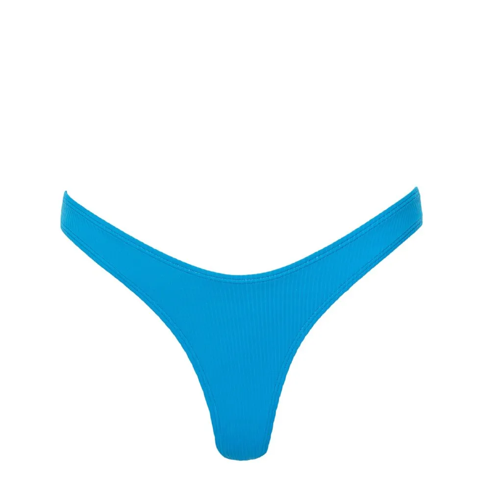 Piper Bottom - Azure Blue Ribbed sold by KOANA SWIM product image thumbnail 4