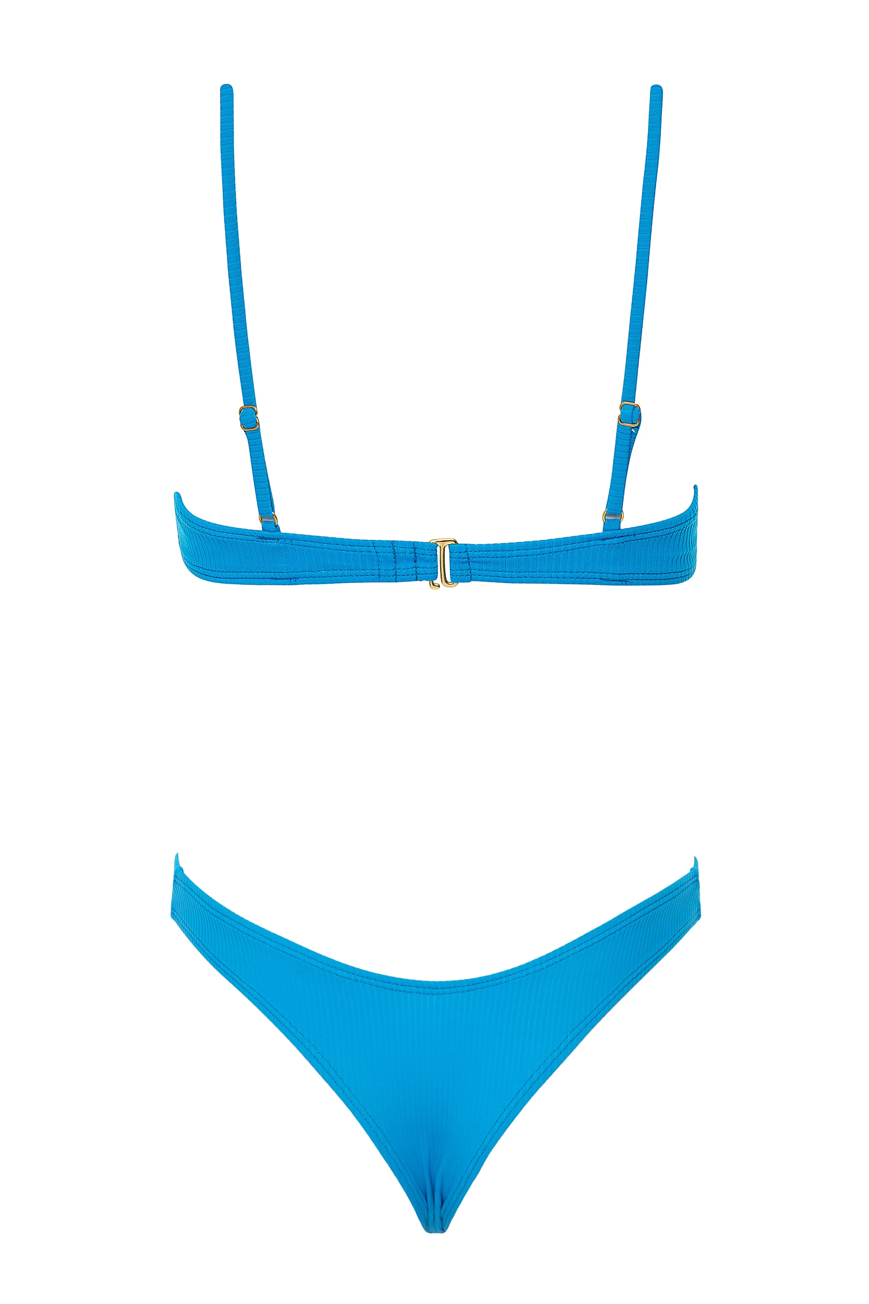 Piper Bottom - Azure Blue Ribbed sold by KOANA SWIM product image thumbnail 5