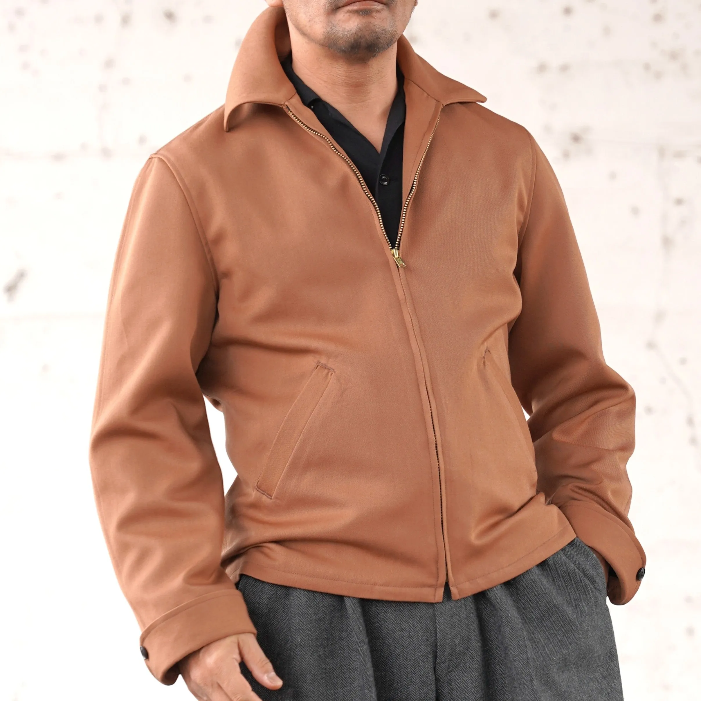 #250423 1940s Zip-up Jacket sold by The Groovin High product image thumbnail 2