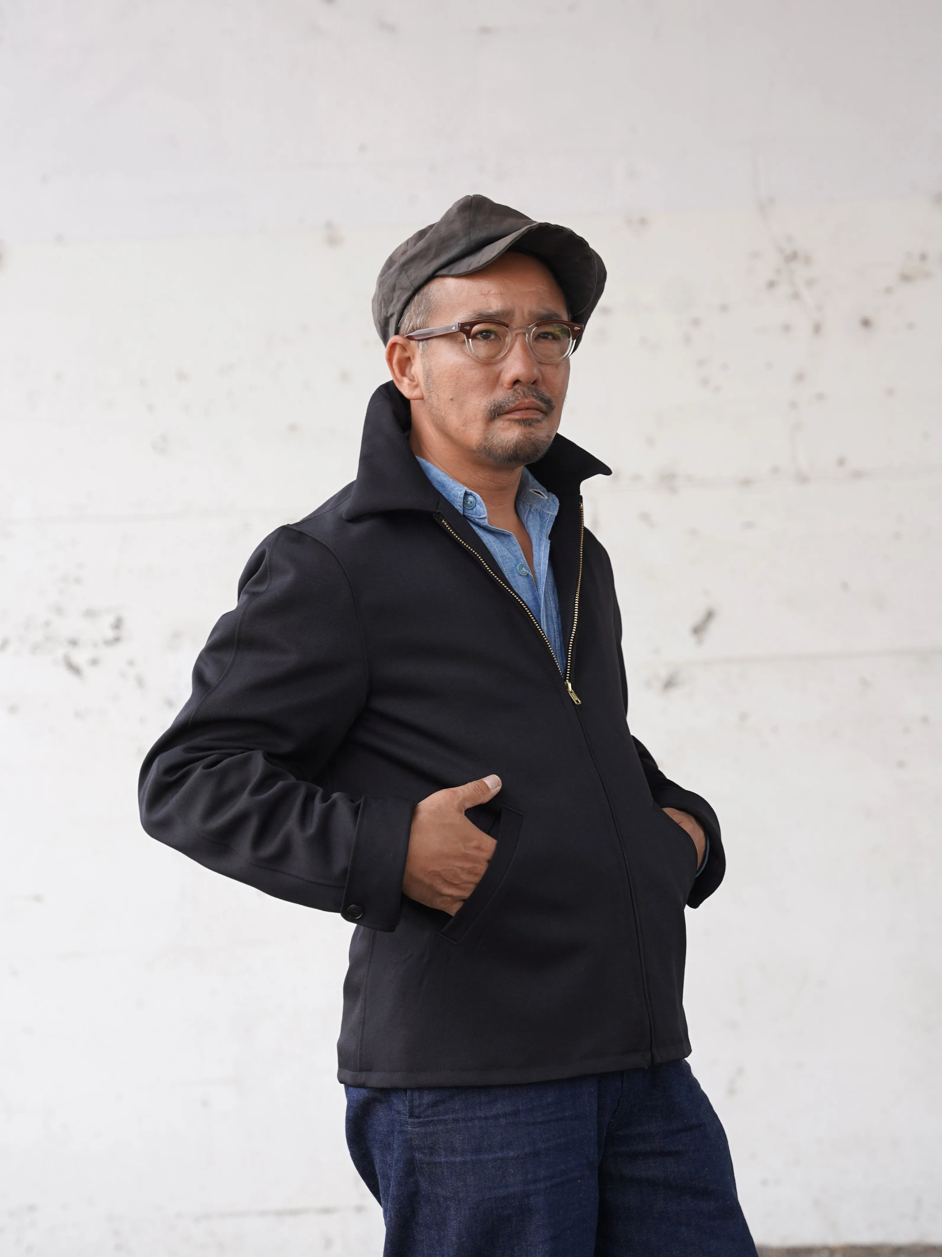 #250423 1940s Zip-up Jacket sold by The Groovin High product image thumbnail 3